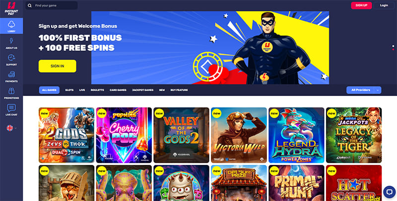 InstantPay Casino Review InstantPay Online Casino Review by Casinoid.in